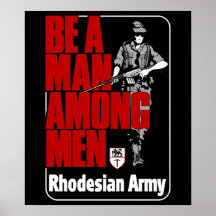 Rhodesian Armee-Plakat
