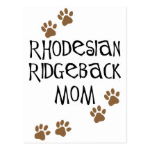 Rhodesian Ridgeback Mamma Postkarten