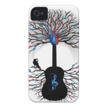Rhythmen des Herzens - (surreale Gitarrenkunst) Case-Mate iPhone 4 Hülle