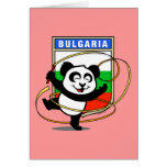 Rhythmische Gymnastik-Panda Bulgariens Karten