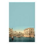 Rialto Brücke und Canal Grande, Venedig, Italien Büropapiere