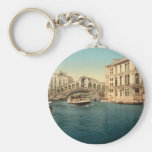 Rialto Brücke und Canal Grande, Venedig, Italien Schlüsselanhänger