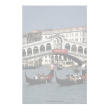 Rialto Brücke, Venedig Bedrucktes Papier