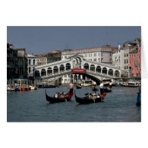 Rialto Brücke, Venedig Grußkarten