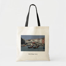 Rialto Brücke, Venedig Leinentasche