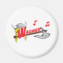 Richard Wagner Kühlschrankmagnet