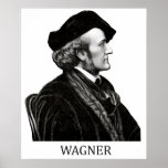 Richard Wagner, Schwarzes Posterdrucke
