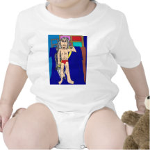 RichardtheActor_AlmostDavidPoseFinal Baby Strampelanzug