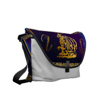 Rickshaw Messengerr Tasche des Golddrache-1 Kurier Tasche