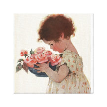 Riechen Sie die Rosen Galerie Faltleinwand