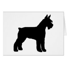 Riesenschnauzer (Schwarzes) Karte