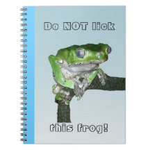 Riesiges wächsernes Affe-Baum-Frosch-Notizbuch