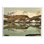 Riffel See und Monte Rosa, Wallis, Alpen von, Swit Postkarten