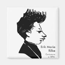 Rilke - Karikatur Kühlschrankmagnete