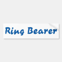 Ring-Träger Autoaufkleber