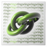 Ringe des Grüns Keramikkacheln