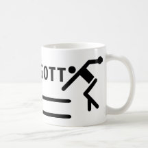 Rinnengott Kegeln Ikone Kaffee Tasse