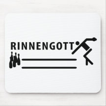 Rinnengott Kegeln Ikone Mousepad