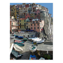 Riomaggiore Dorf Italien Postkarte