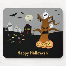 RIP Graveyard Halloween Mousepad