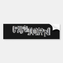 RIP \ HEFTIGER Logo-Aufkleber Autoaufkleber