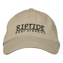 riptidewhiteback, b e ein r c r e e k, n c bestickte mütze