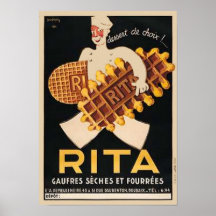 Rita-Keks-Vintage Anzeige Posterdrucke