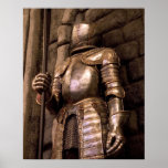 Ritter in der Rüstung Plakat