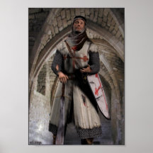 Ritter Templar - der letzte Stand Plakatdruck