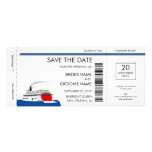 Riverboat, der Save the Date Karten Wedding ist Individuelle Ankündigungskarte