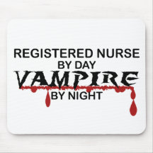 Rn-Vampir bis zum Nacht Mousepads
