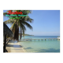 Roatan, Bucht-Inseln, Honduras Postkarte