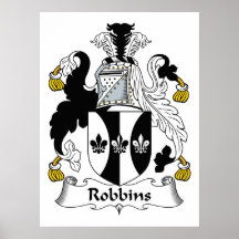 Robbins Familienwappen Posterdrucke