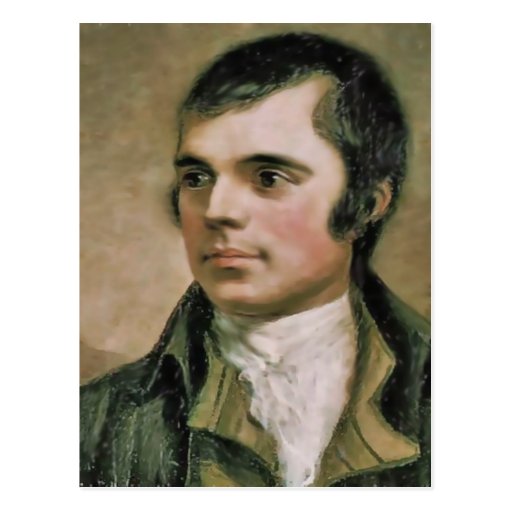 Robert Burns-Porträt-Postkarte Postkarten