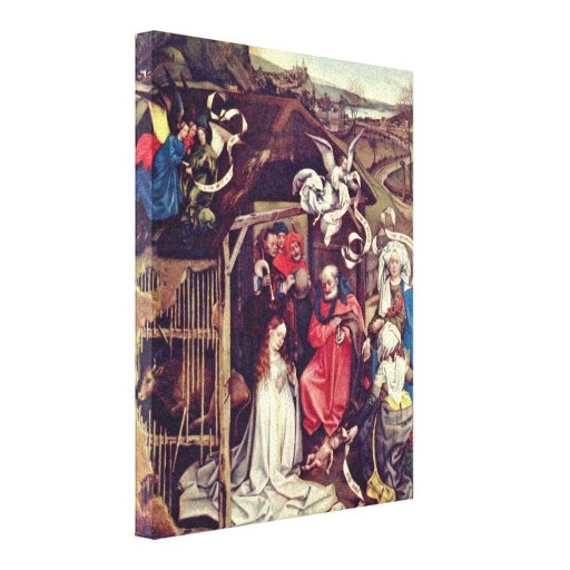 Robert Campin- - Christsgeburt Gespannter Galerie Druck