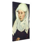 Robert Campin - Porträt eines Mannes Leinwanddruck