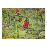 Robin Hood im Wald Grußkarten