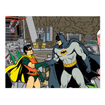 Robin und Batman-Händedruck Postkarten