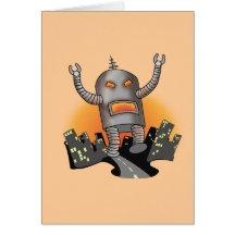 Roboter-Angriff Karten