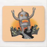 Roboter-Angriff Mauspads