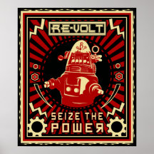 Roboter-Aufruhr Plakat