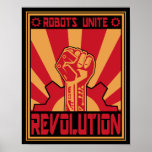Roboter-Aufstieg Plakat