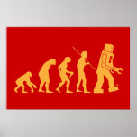 Roboter-Evolutions-Plakat