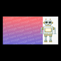 Roboter-Fotokarte fotokarten