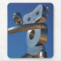 Roboter und tweeten mousepad