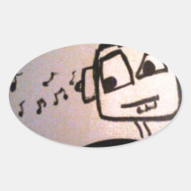 Roboter-Zeichnung Sticker