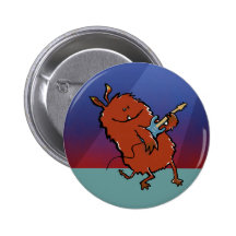 Rock-and-Rolltier Anstecknadelbutton