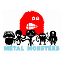 Rock=Life "Metallmonster-" Postkarte