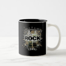 Rock=Life "Vintager Felsen-" Becher Kaffee Haferl