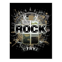 Rock=Life "Vintager Felsen-" Postkarte